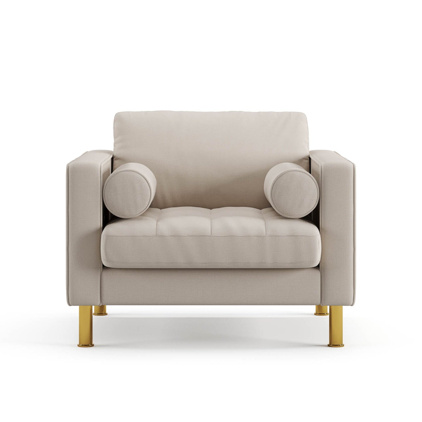 Palo Sofa T | Chair (3.5 feet length) | Tufted