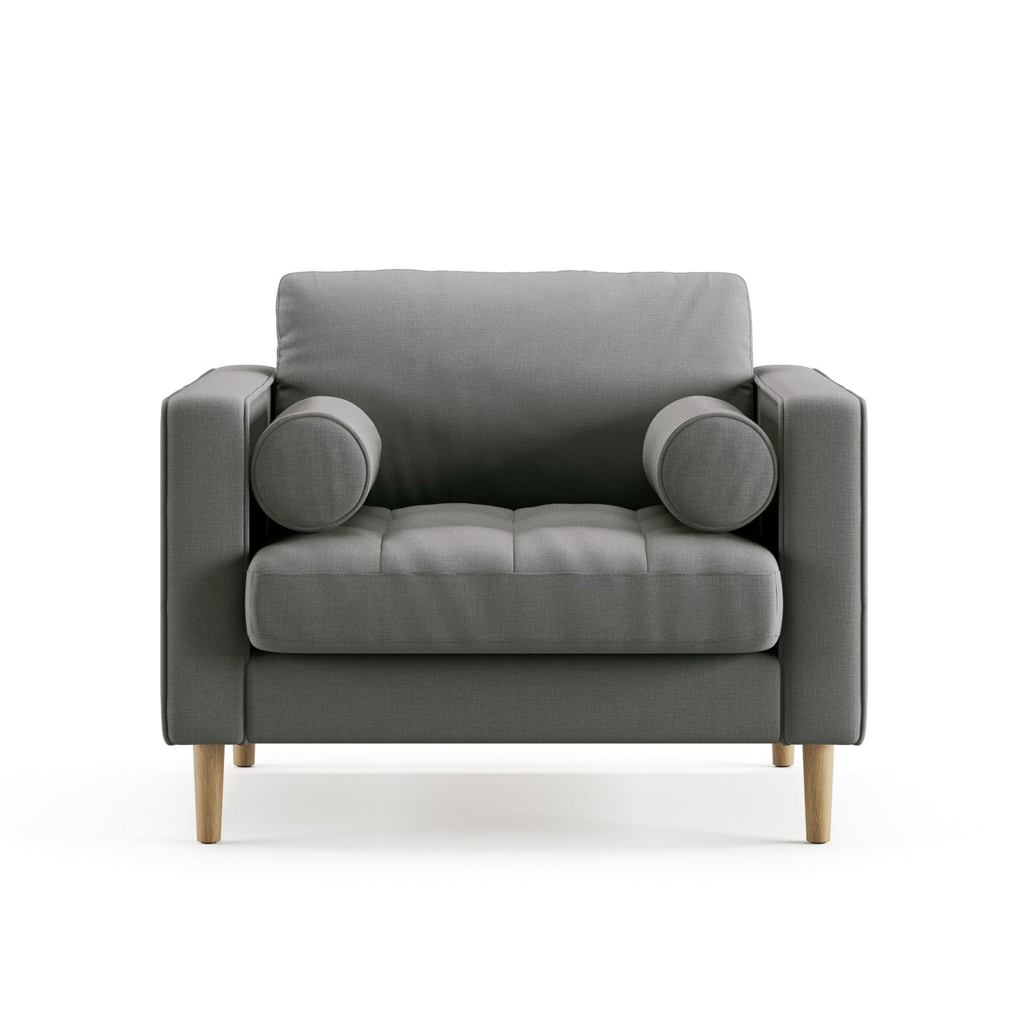 Palo Sofa T | Chair (3.5 feet length) | Tufted