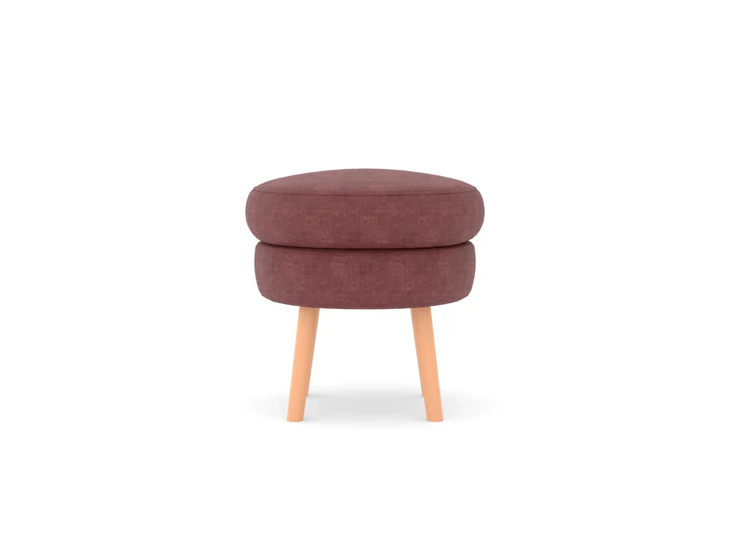 Moon Fabric Ottoman