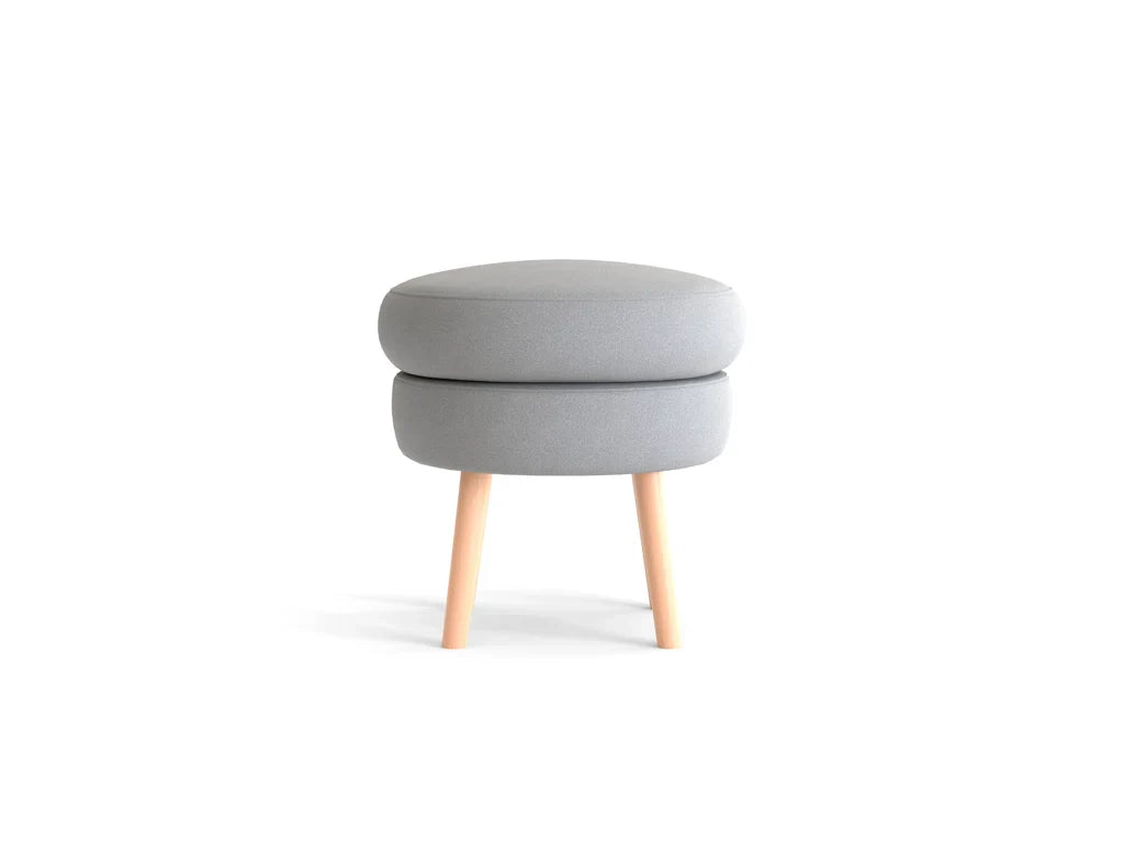 Moon Fabric Ottoman