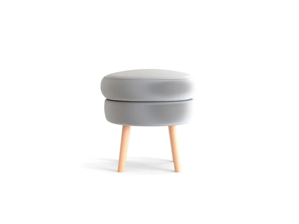 Moon Fabric Ottoman