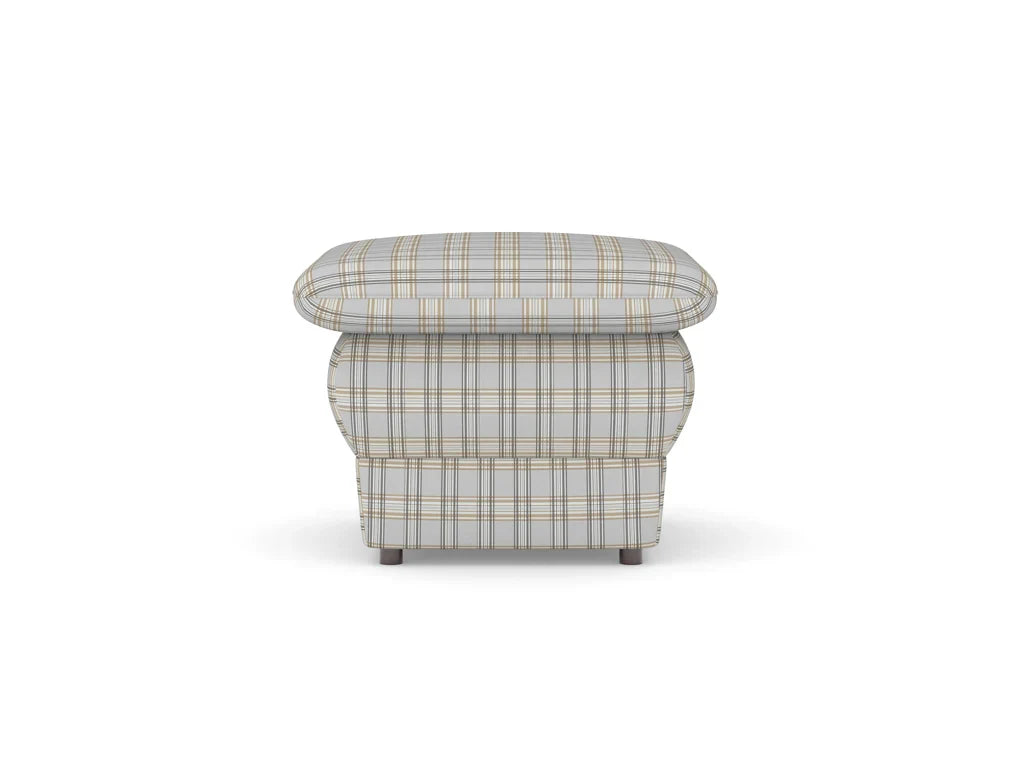 Chiffon Fabric Ottoman