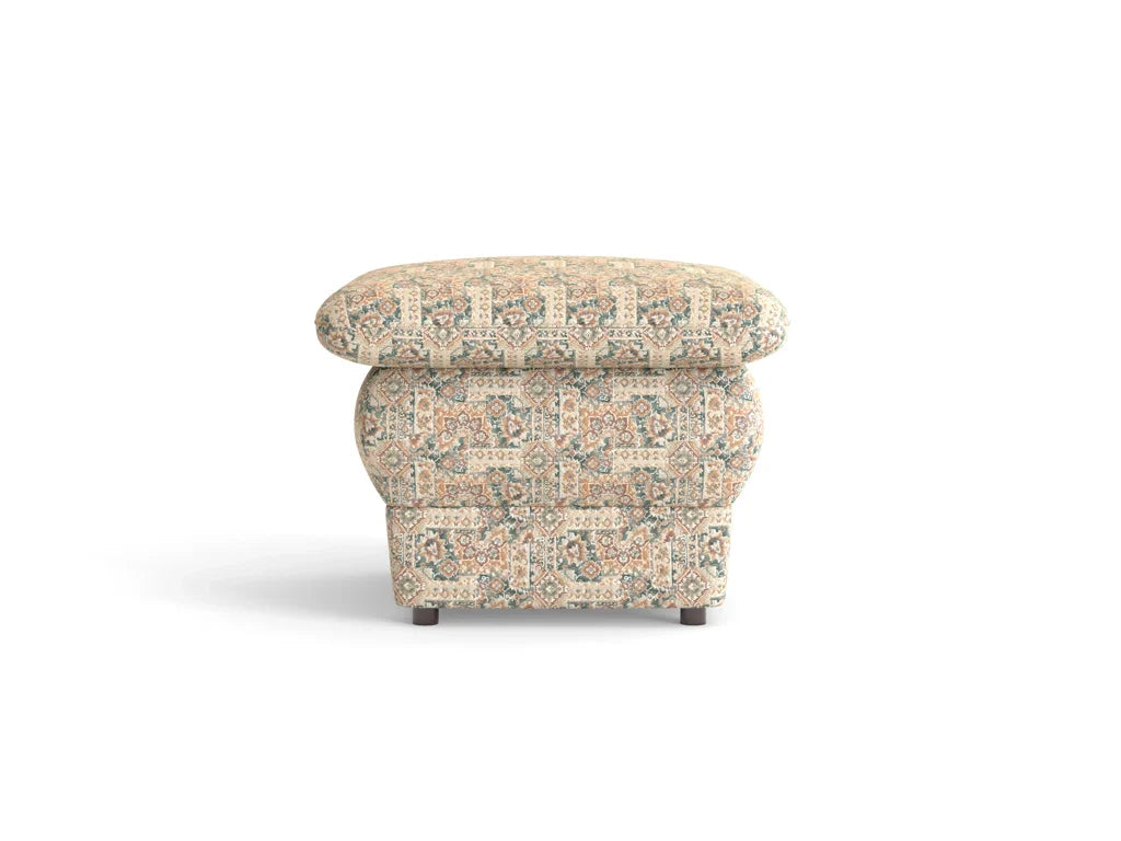 Chiffon Fabric Ottoman