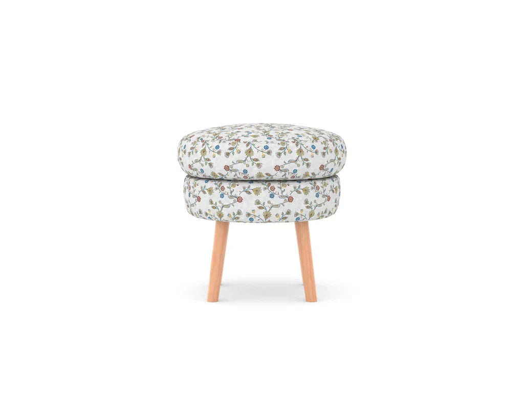 Moon Fabric Ottoman