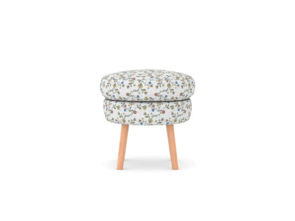 Moon Fabric Ottoman