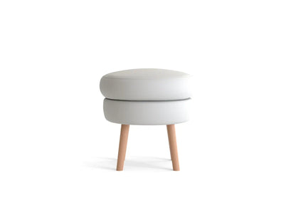 Moon Leather Ottoman