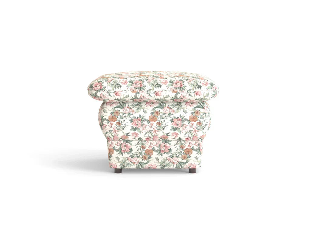 Chiffon Fabric Ottoman