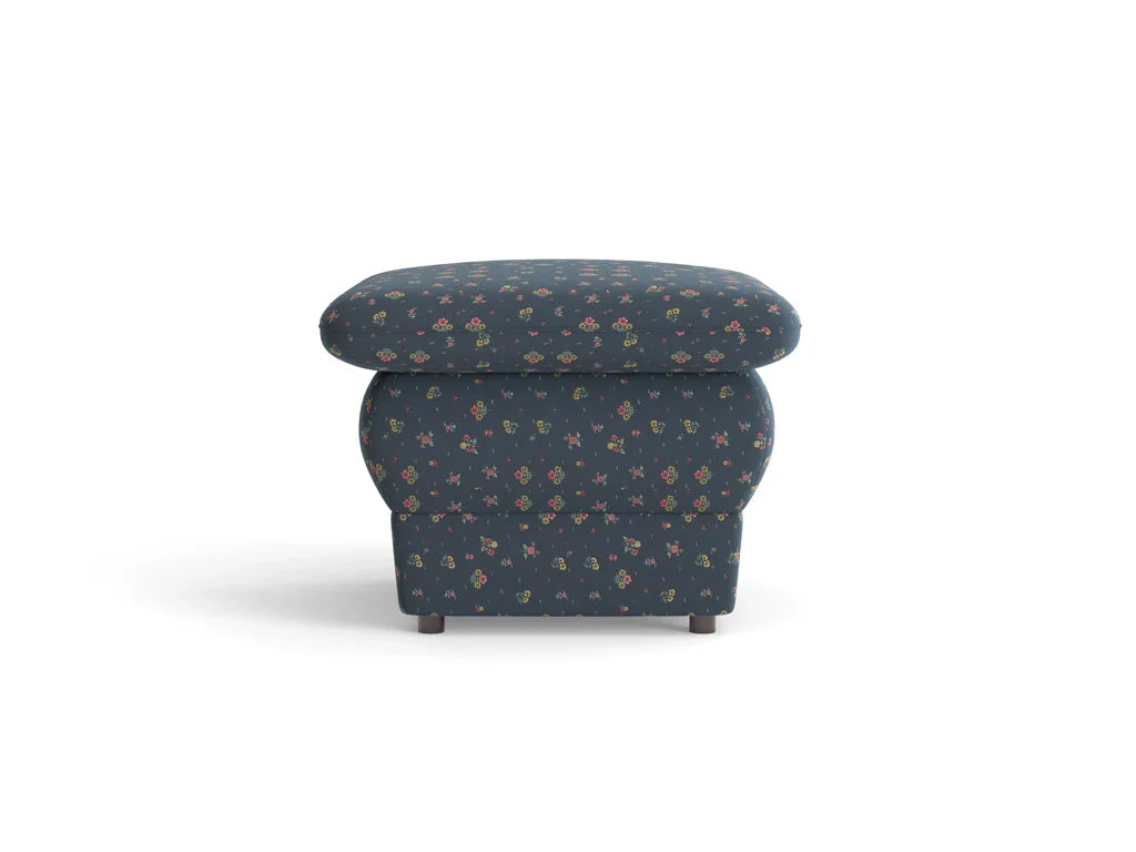 Chiffon Fabric Ottoman