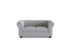 Chesterfield 2 Seater Fabric Sofa