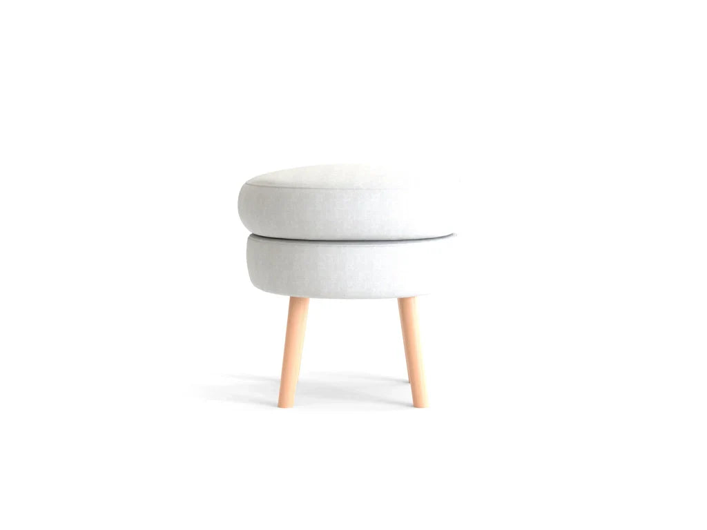 Moon Fabric Ottoman
