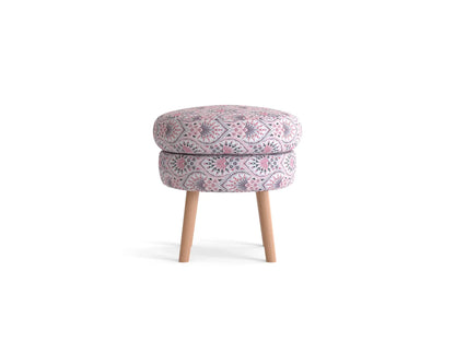 Moon Fabric Ottoman