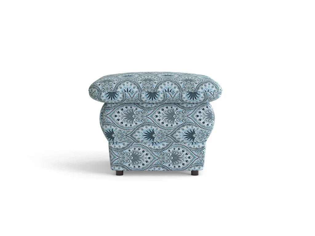 Chiffon Fabric Ottoman