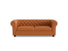 Chesterfield 3 Seater Artificial Leather Sofa