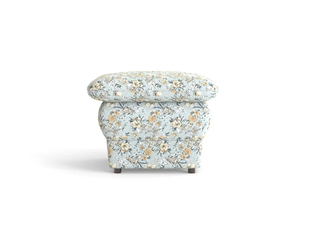 Chiffon Fabric Ottoman