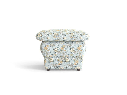 Chiffon Fabric Ottoman