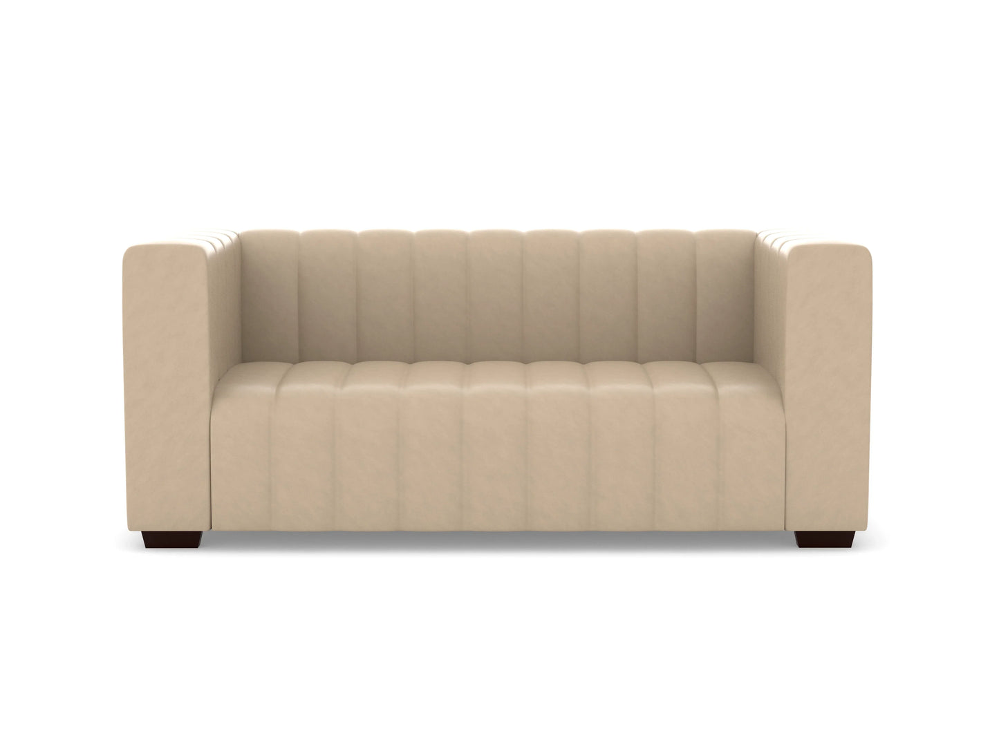 Verna 3 Seater Artificial Leather Sofa