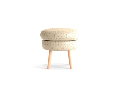 Moon Fabric Ottoman