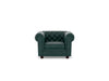 Chesterfield 1 Seater Artificial Leather Sofa