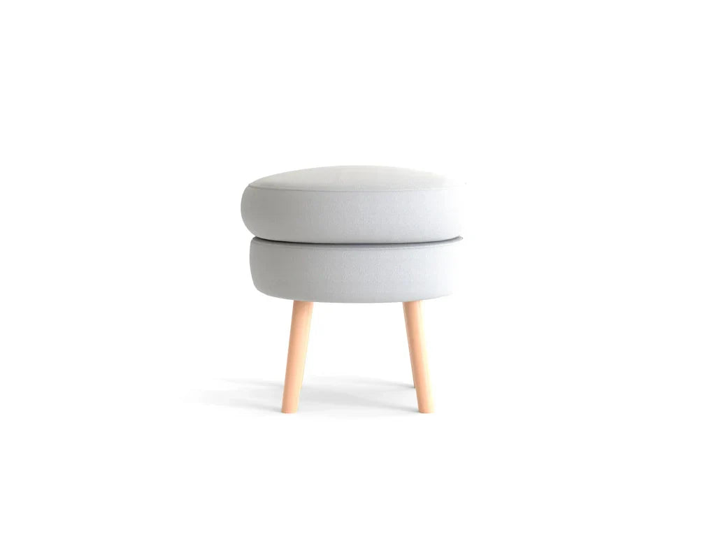 Moon Fabric Ottoman
