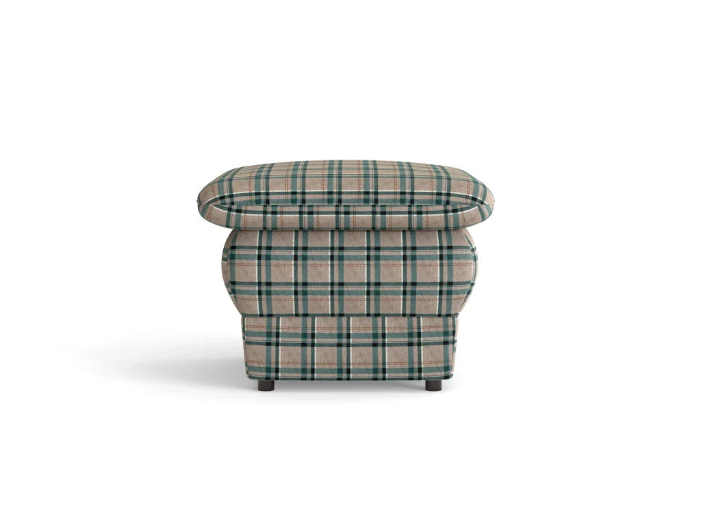 Chiffon Fabric Ottoman