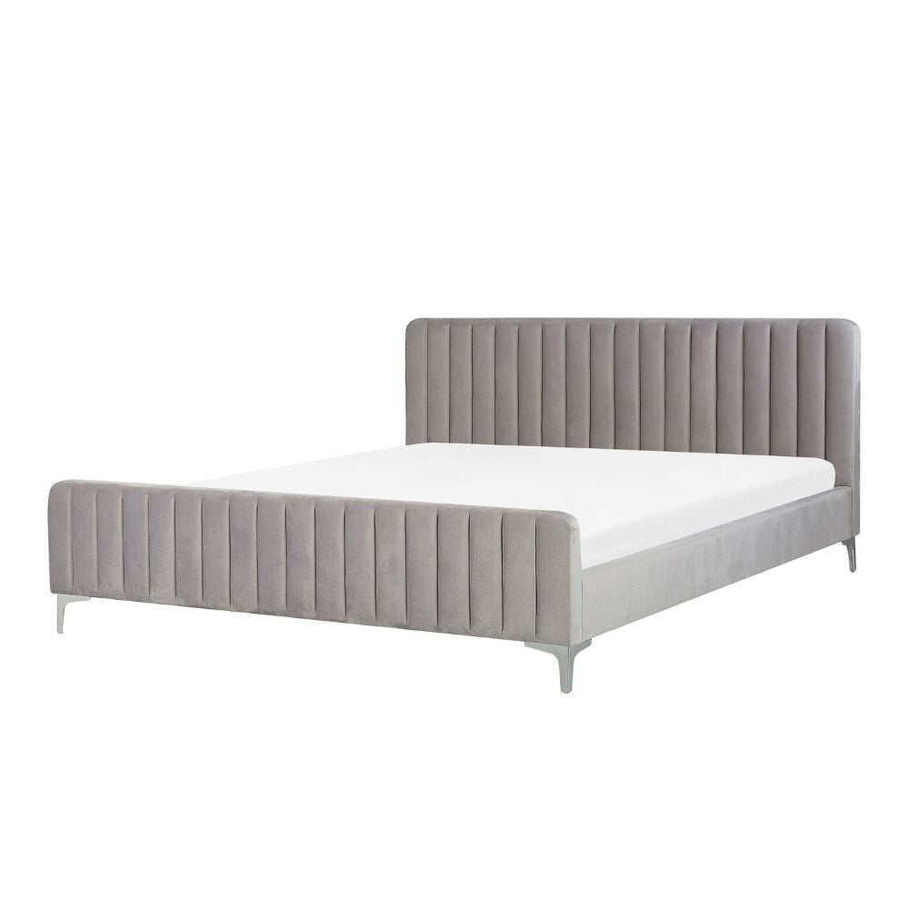 Rome Upholstered Bed Without Storage In Suede