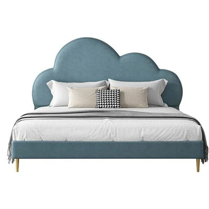 Cloud Pro Upholstered Kids Bed Without Storage In Suede