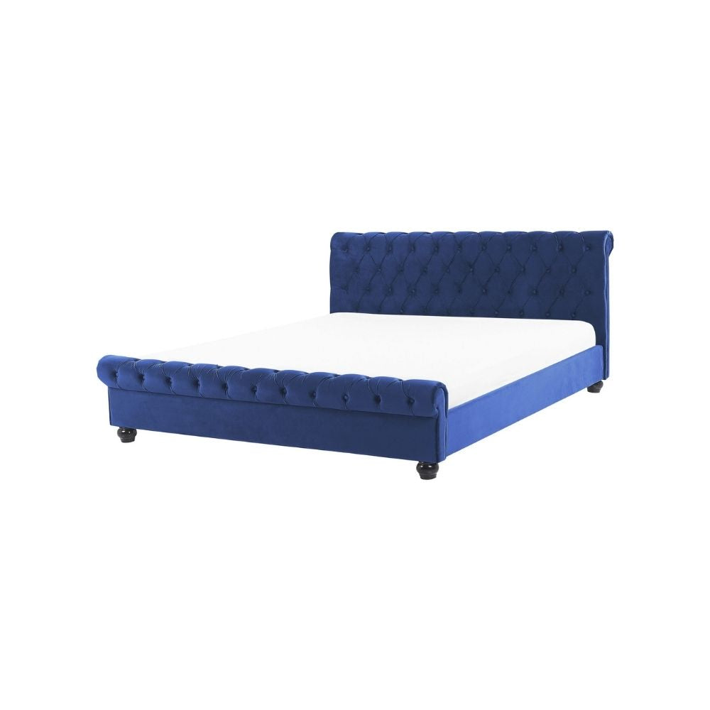 Arya Upholstered Bed Without Storage In Suede