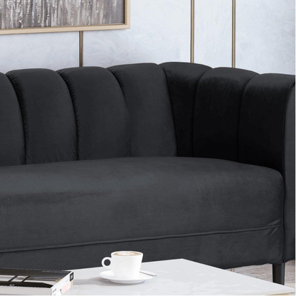 Bobran Modern Sofa Set in Suede