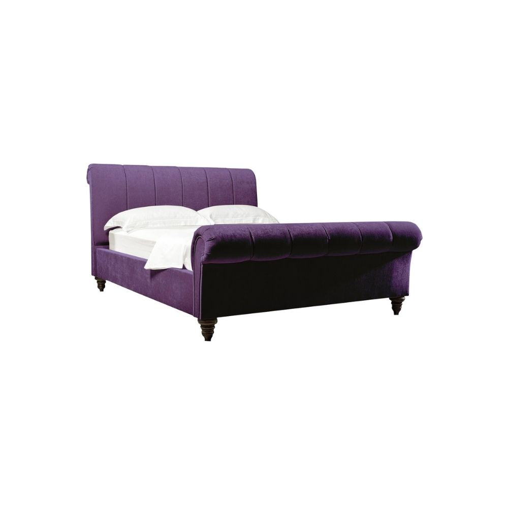Arya Pro Upholstered Bed Without Storage In Suede