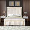 Sydney Upholstered Bed Without Storage In Suede