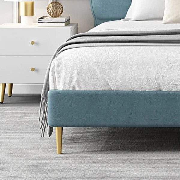 Cloud Pro Upholstered Kids Bed Without Storage In Suede