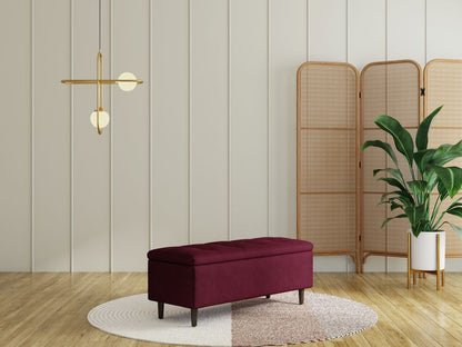Hayden Home Premium Classic Tufted Hideaway Bench
