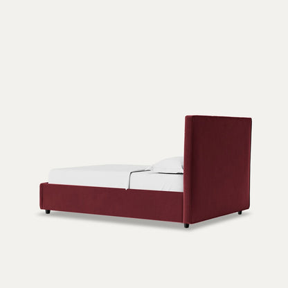 Spain Upholstered Luxury Bed With Hydraulic In Suede