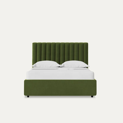 Breeze Upholstered Luxury Bed With Hydraulic In Suede