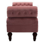 Tiffo Suede Lounger in Blush Pink Color