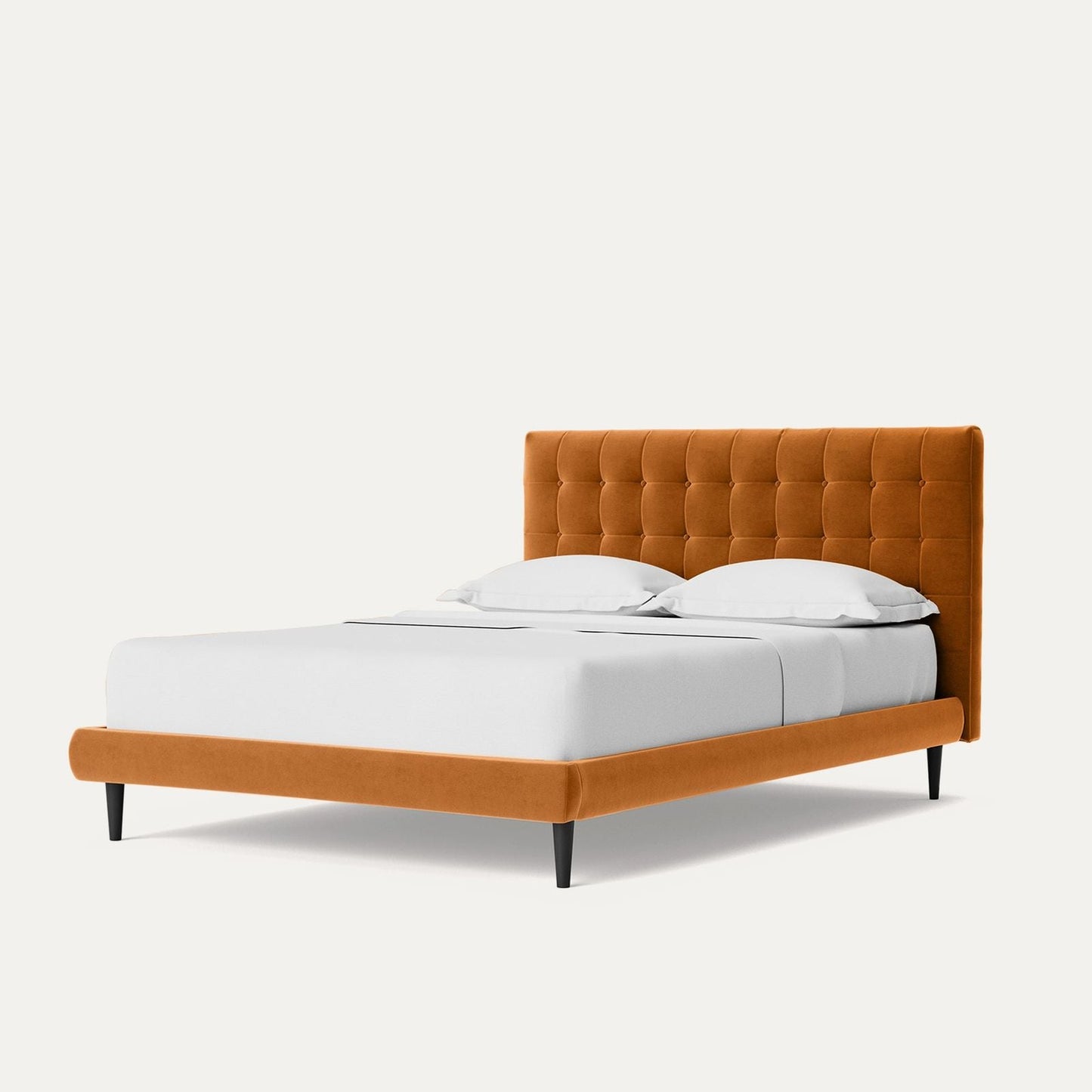 Cand Upholstered Bed Without Storage In Suede