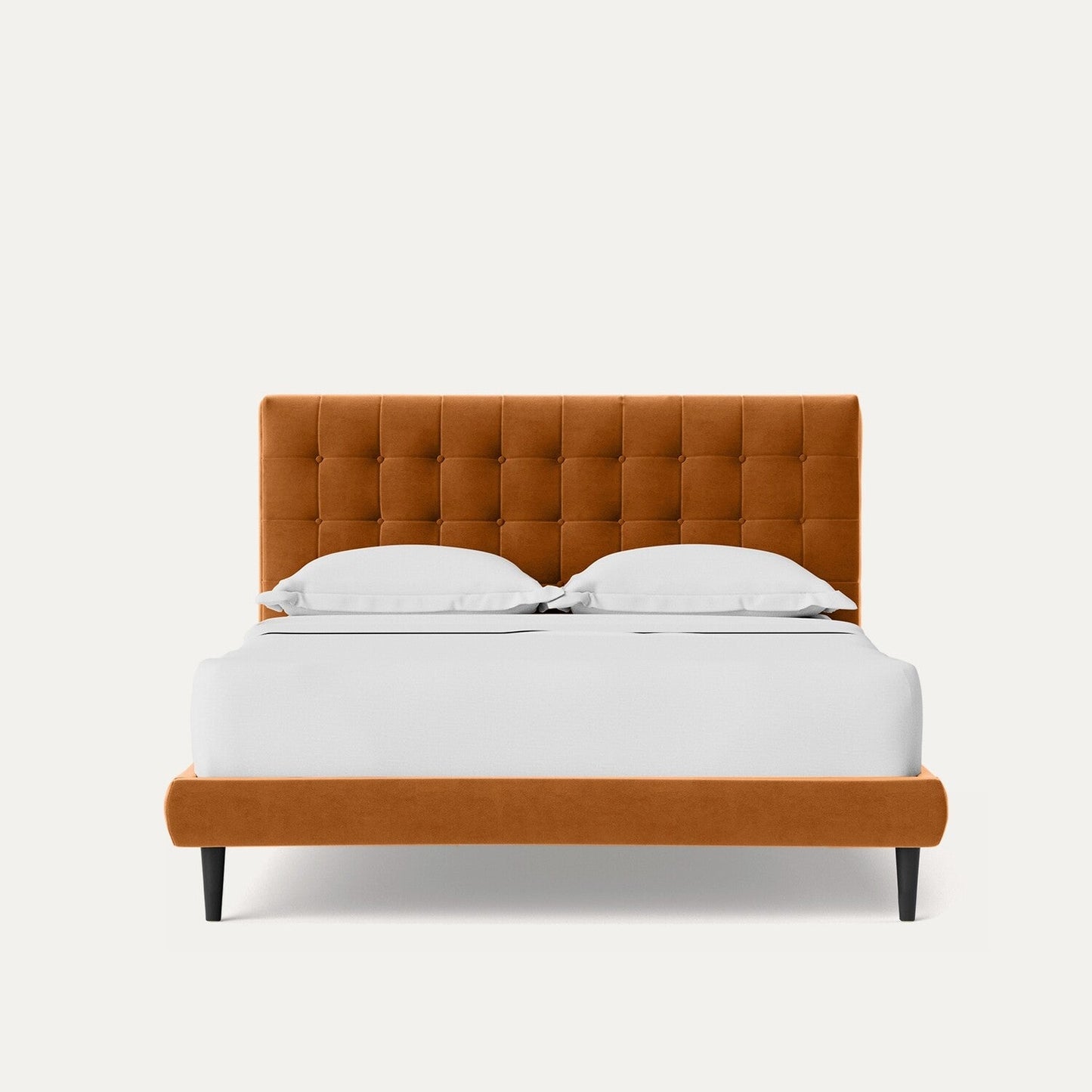 Cand Upholstered Bed Without Storage In Suede
