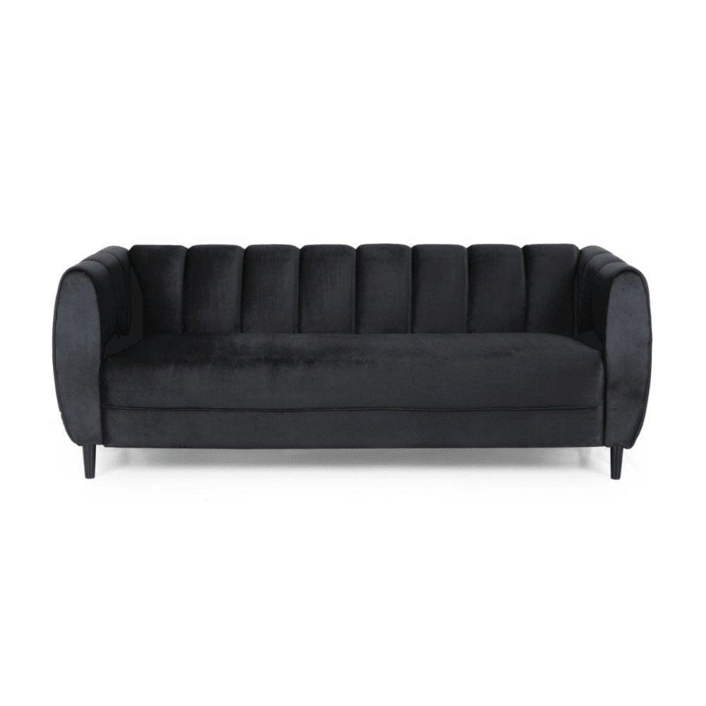 Bobran Modern Sofa Set in Suede
