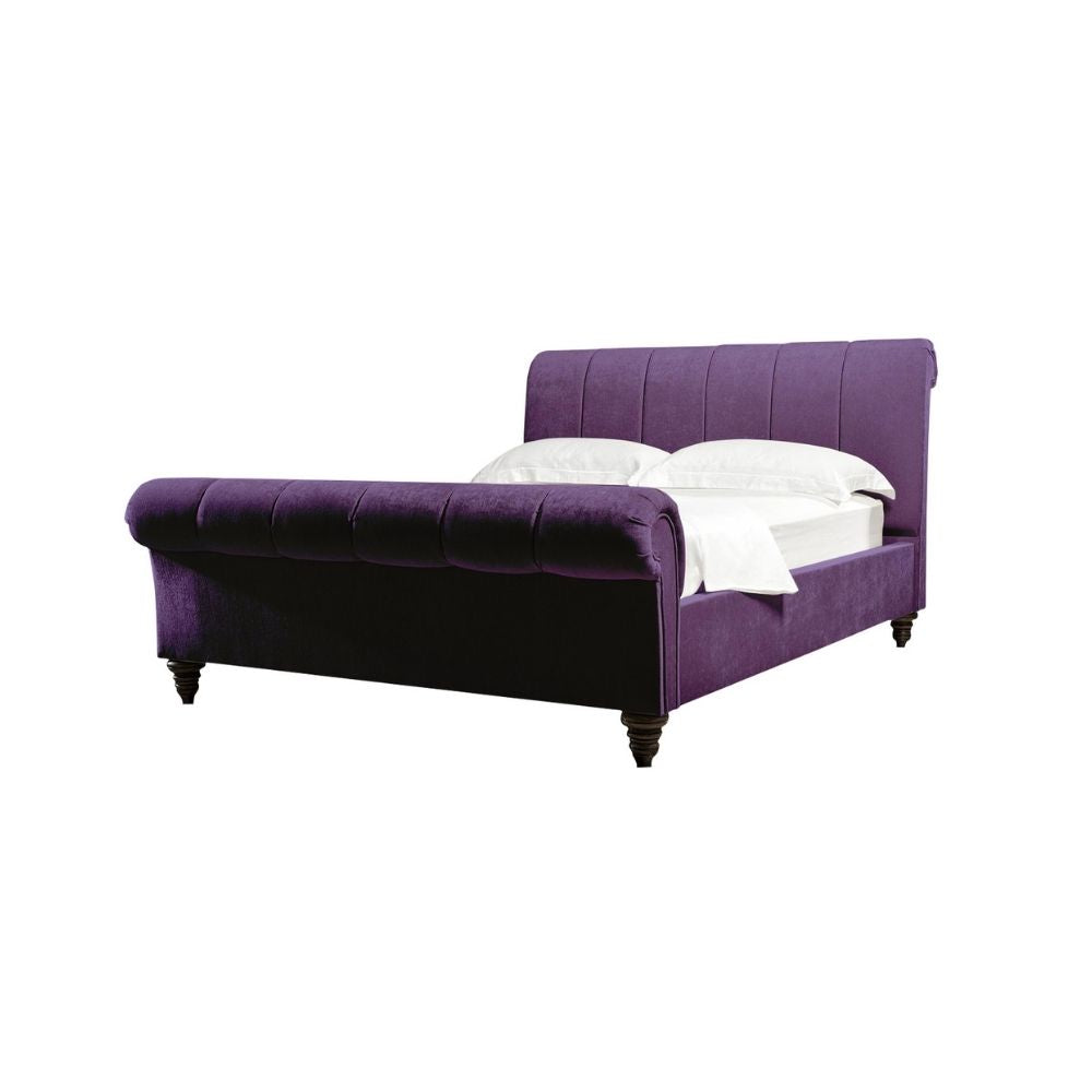 Arya Pro Upholstered Bed Without Storage In Suede