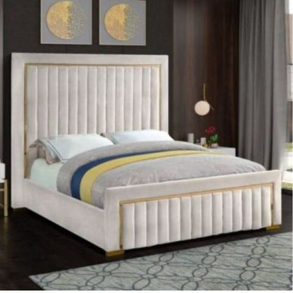 Sydney Upholstered Bed Without Storage In Suede