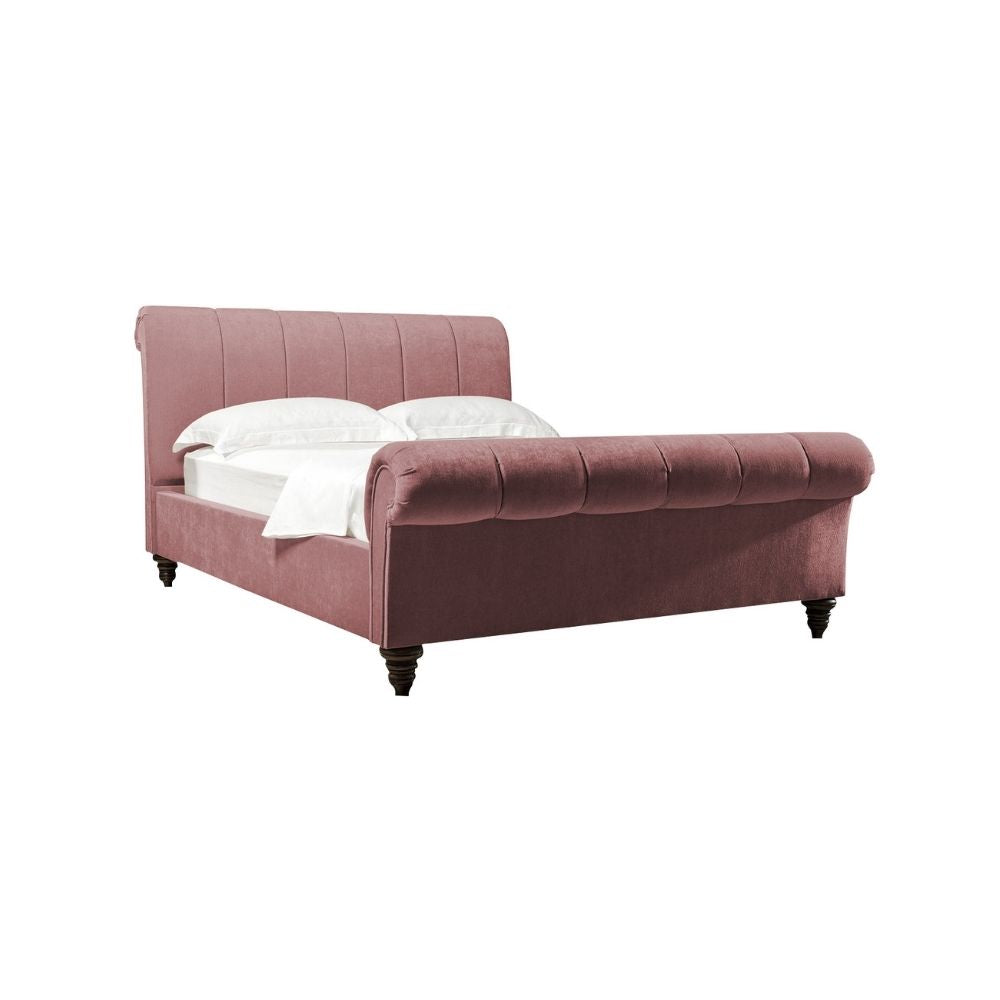 Arya Pro Upholstered Bed Without Storage In Suede