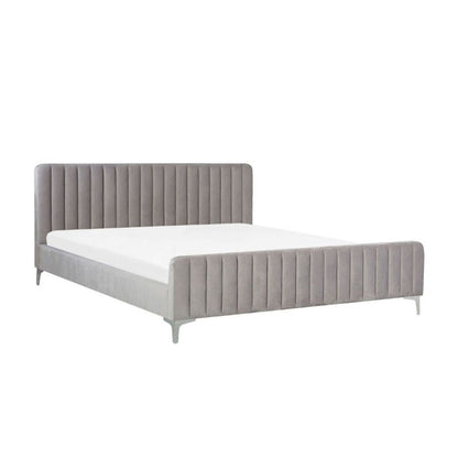 Rome Upholstered Bed Without Storage In Suede