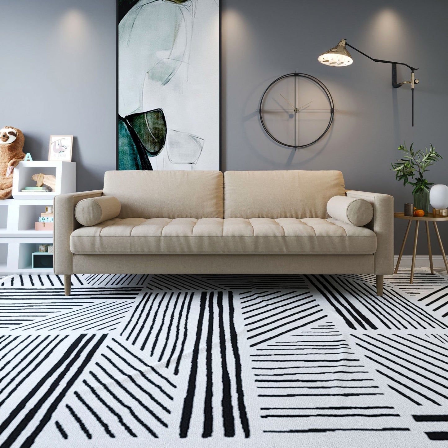 Palo Sofa T  | 3+ Seater (7 feet) | Tufted