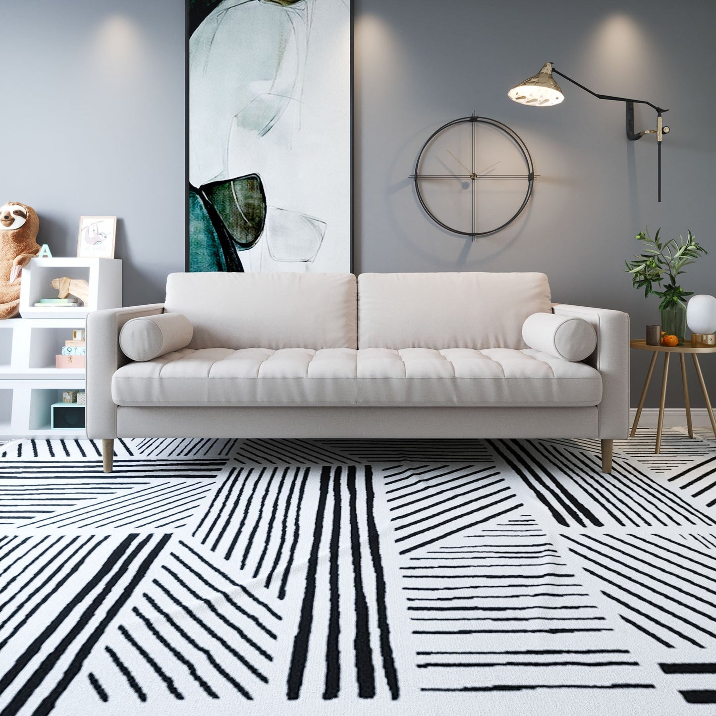 Palo Sofa T  | 3+ Seater (7 feet) | Tufted