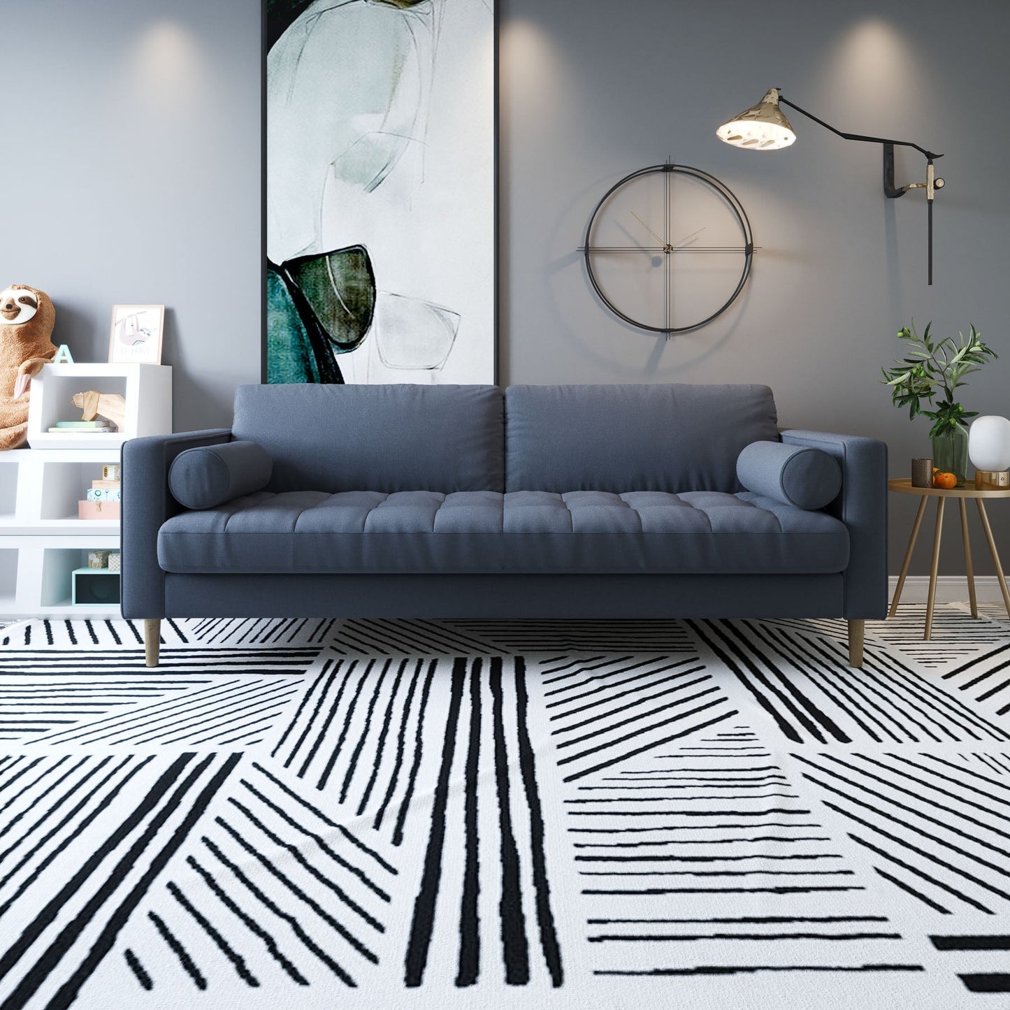 Palo Sofa T  | 3+ Seater (7 feet) | Tufted