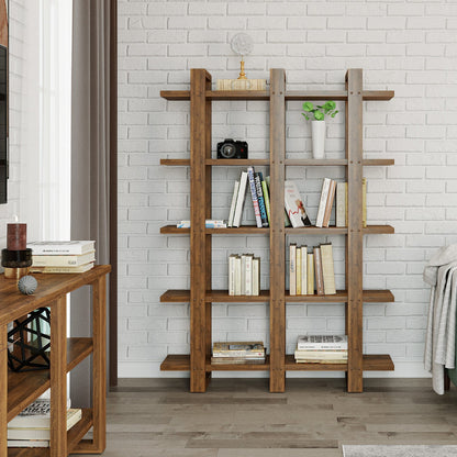 Harmony Shelf/Bookcase - 49" - Solid Teak Wood