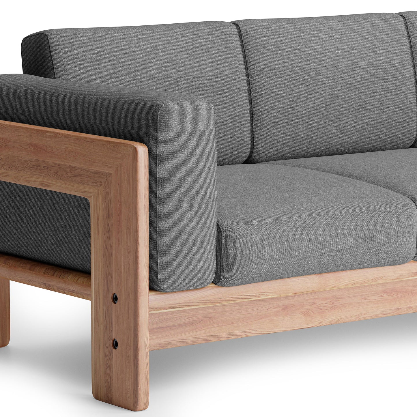 Nordhaven Sofa | 3 Seater | Solid Teak Wood/Walnut/Oak Wood