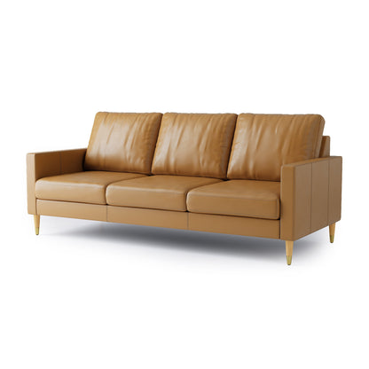 Lore Sofa | 3 Seater Italian Leather Sofa (7 feet)