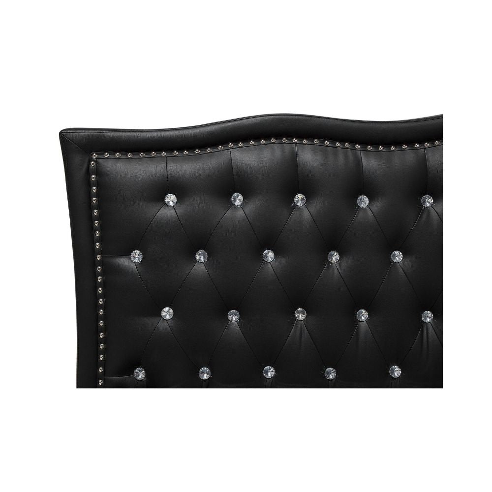 Lyanna Upholstered Bed Without Storage In Leatherette