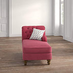 Unicorn Suede Lounger in Red Color